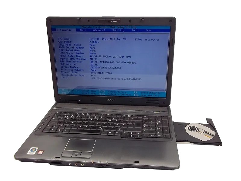 Замена аудиоразъема Acer TravelMate 7720